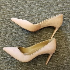 Banana republic pink cowhide heels